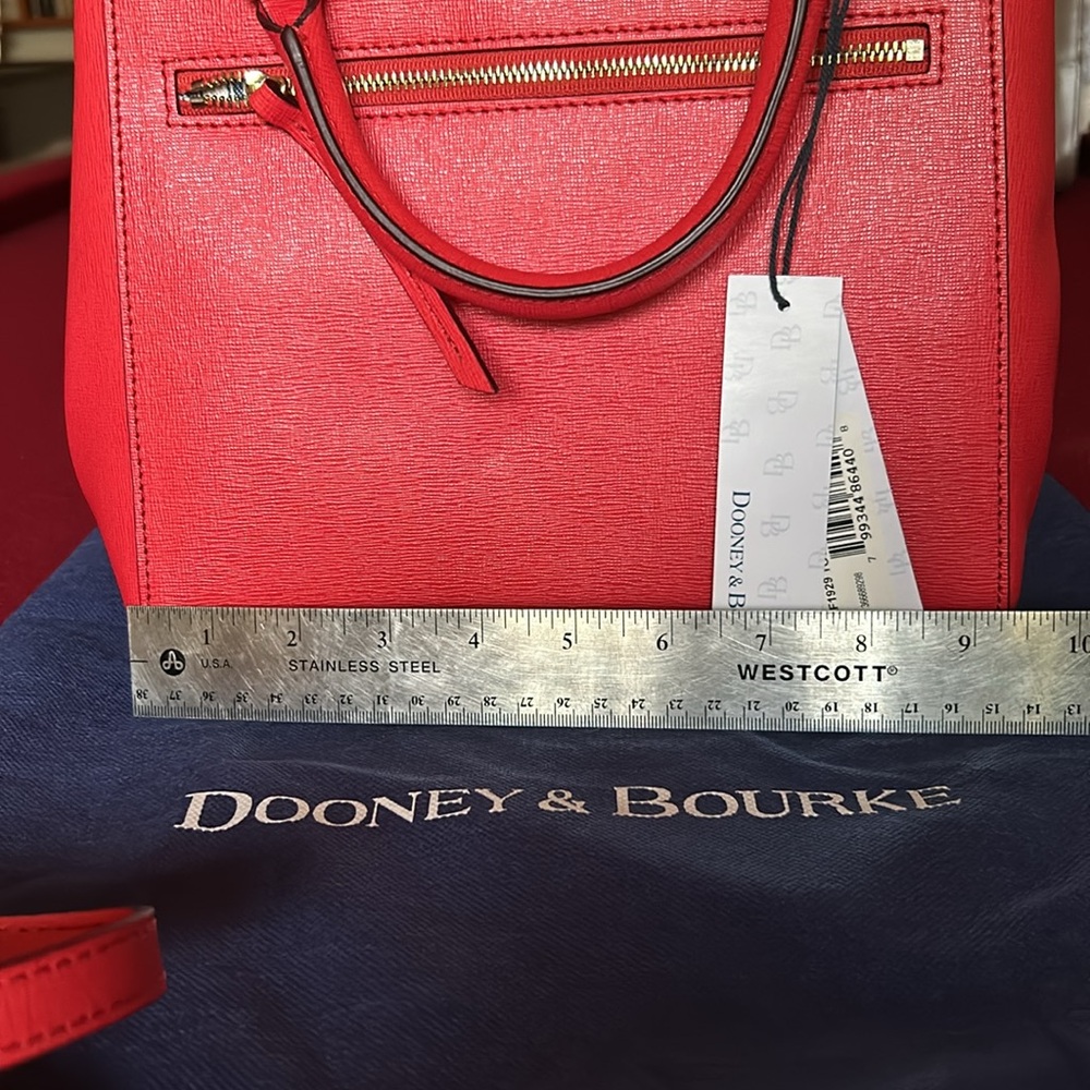 Dooney & Bourke Saffiano Zip Satchel - Picture 6 of 7